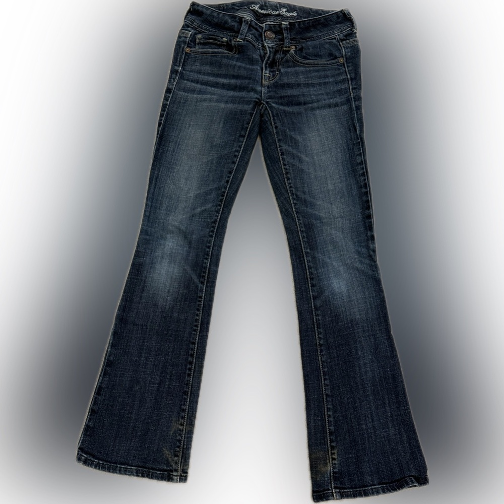 American Eagle Outfitters Dark Blue Boot Cut Jeans